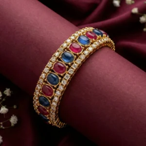 CIRCULAR STONE BANGLE