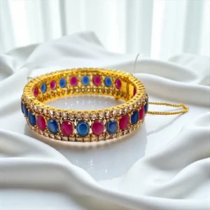 CIRCULAR STONE BANGLE