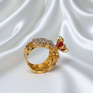 RED STONE RING 1