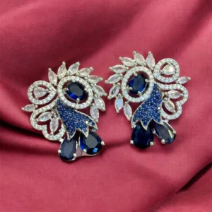 ROYAL BLUE EAR STUDS