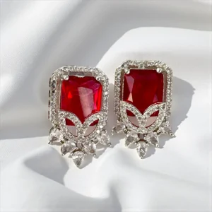 RUBY EAR STUDS