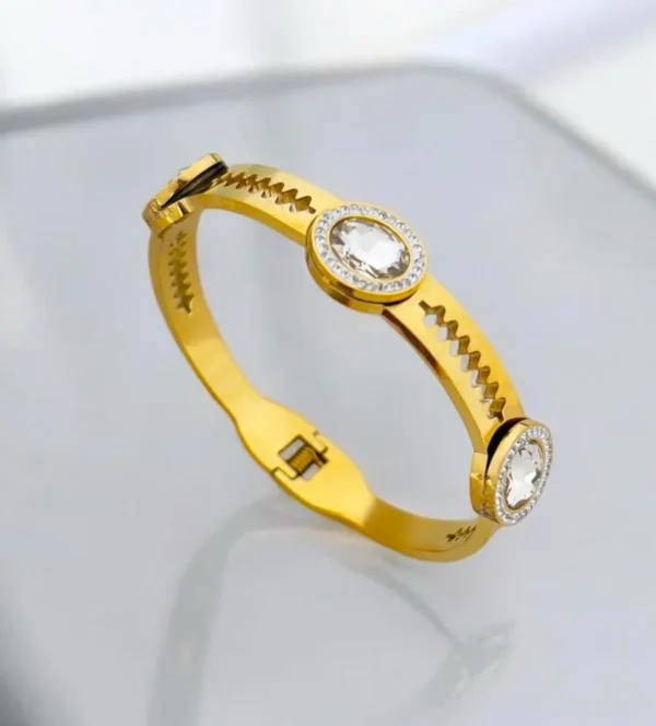 SLEEK GOLDEN BANGLE (1)