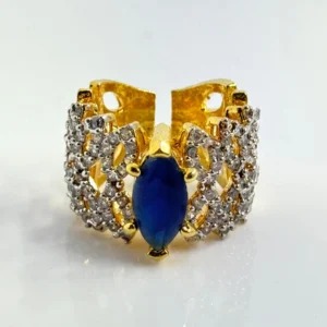 ZIRCONIA BLUE RING
