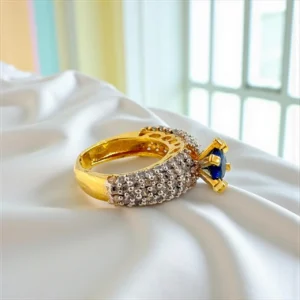 ZIRCONIAN BLUE RING 2