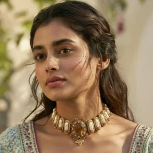 GLITTERING BROWN SET