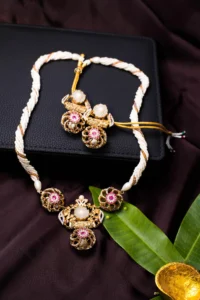 SPIRAL PINK MALA SET