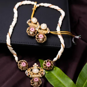 SPIRAL PINK MALA SET