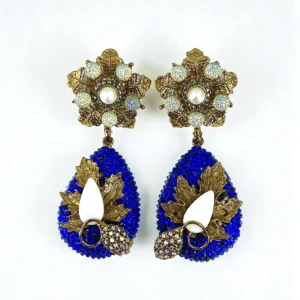 GEM BLUE EARRINGS