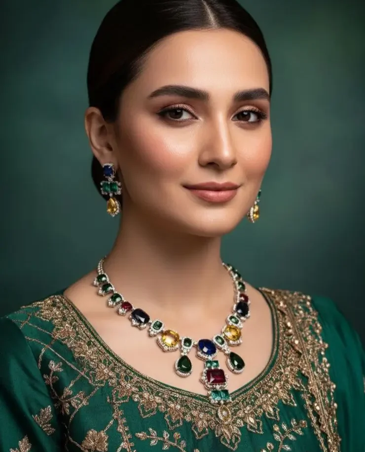 Gemstone Coloured Jewellery