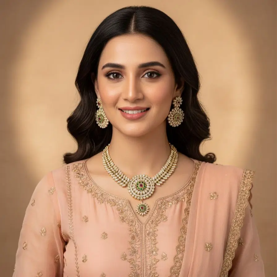 Layered Necklace and Chain (5)