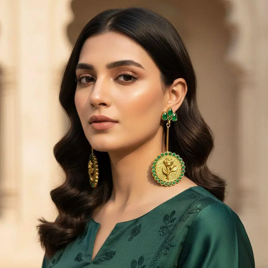 Statement Earrings Look