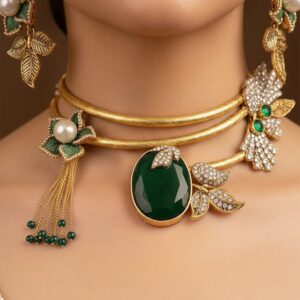 EMERALD FLORAL SET ...1