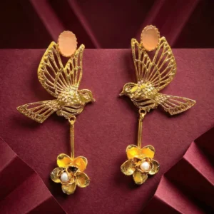 GOLDISH BIRD EARRINGS