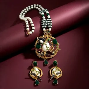 EMERALD GRACE MALA SET