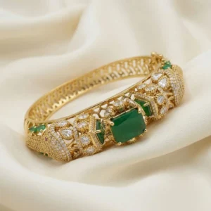 RAJWADI GREEN BANGLE