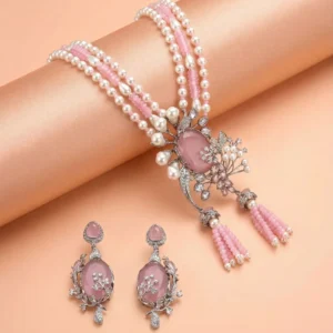 BLUSH PINK MALA SET