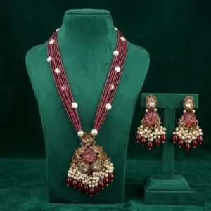 CRUSH MAROON MALA SET