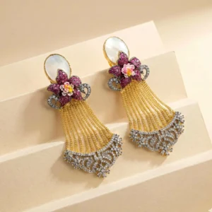 FLORET PINK EARRINGFS