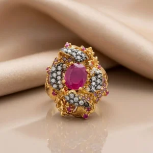 MAGENTA STONE RING (1)