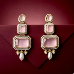 SPARKLING PINK EARRINGS
