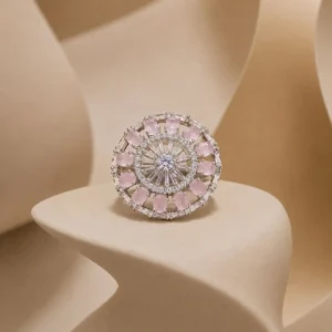 FLORAL PINK RING